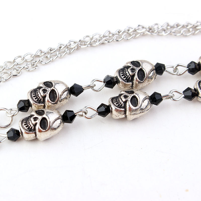 Cadena De Gafas De Calavera Gótica De Aleación al por mayor